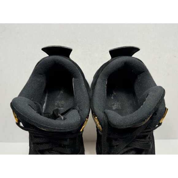 Nike Air Jordan 4 Retro Royalty Men’s Size 12 Black Metallic Gold 308497 032 - Picture 11 of 11